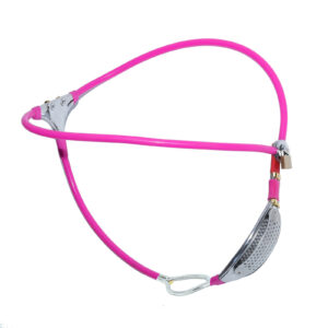Female Restraint Chastity Belt Unoticeable Chastity Underwear for Men BDSM Slave Tool with Removable Anal Plugs Male Bandage Pants Sex Toy  ( Pink)